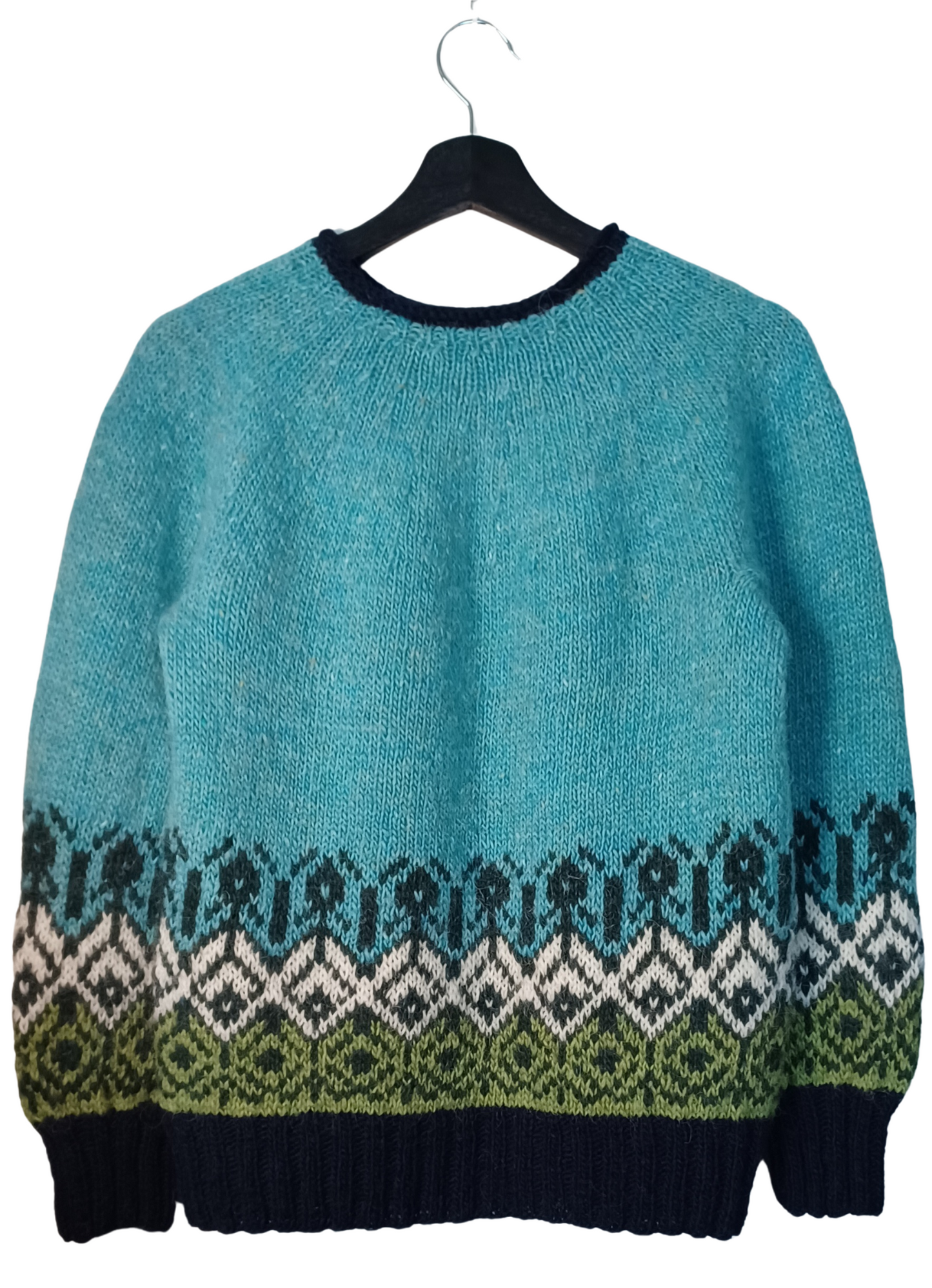 Andrea ladies sweater English pattern