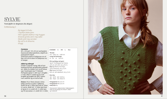 Knitting pattern Sylvie ladies vest ENGLISH VERSION